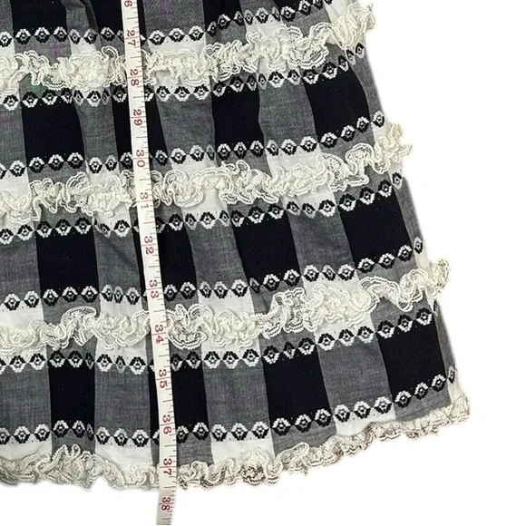 Vintage | 1950’s True Vintage Lou-Ette California Gigham Ruffle and Lace Dress - Picture 10 of 15